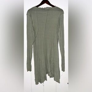 Free People We The Free Care Free Full Swing Tunic Top‎ Women L Drapey Relax Fit